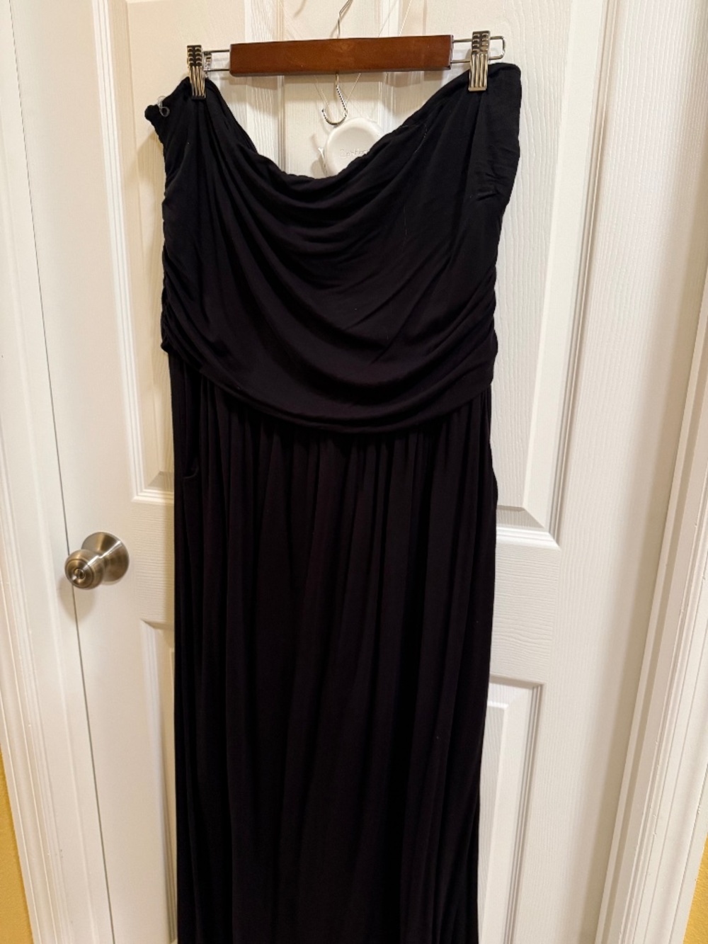 🖤 Belle Beach by Kim Gravel Black Maxi Dress – Size 1X – Effortless & Flowy 🖤